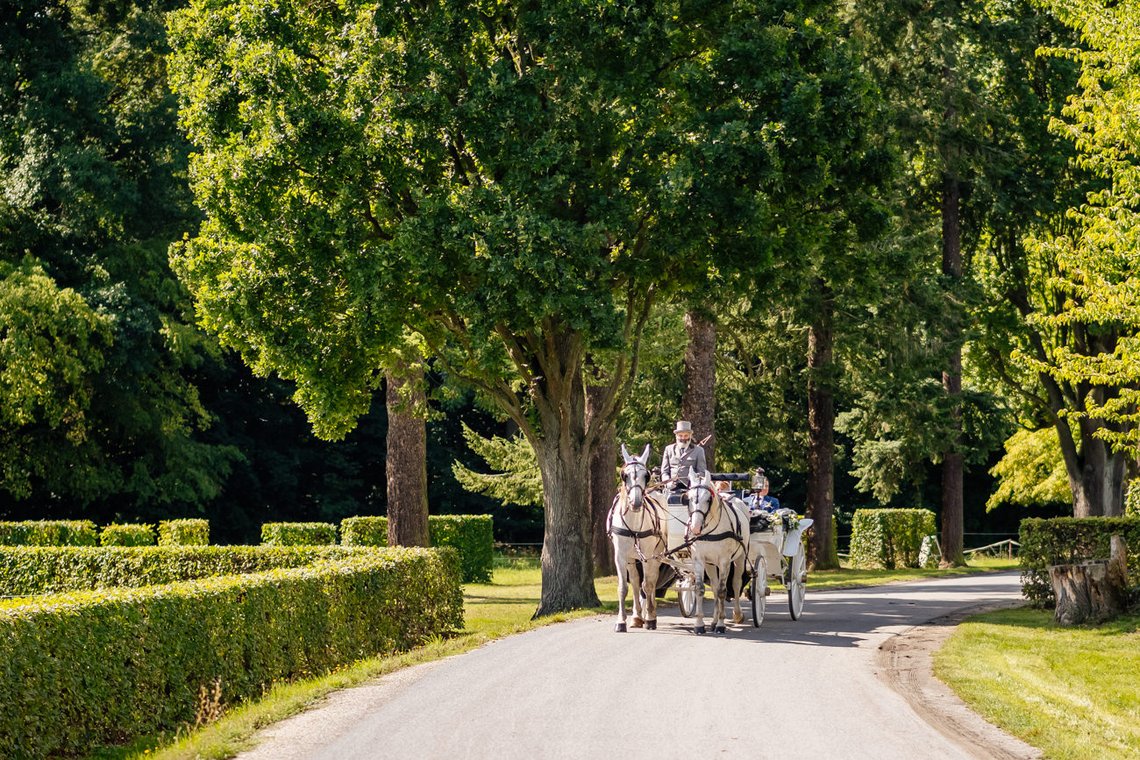 Hochzeitskutsche in Moritzburg